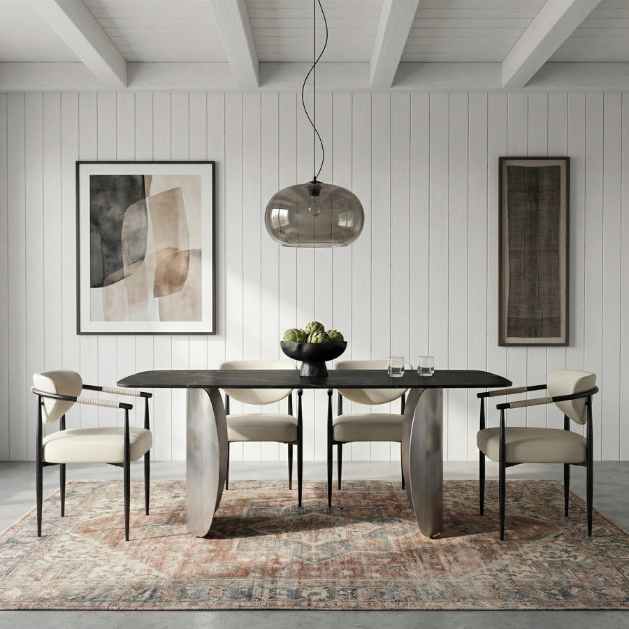 Virella Vegan Leather Upholstered Dining Chair