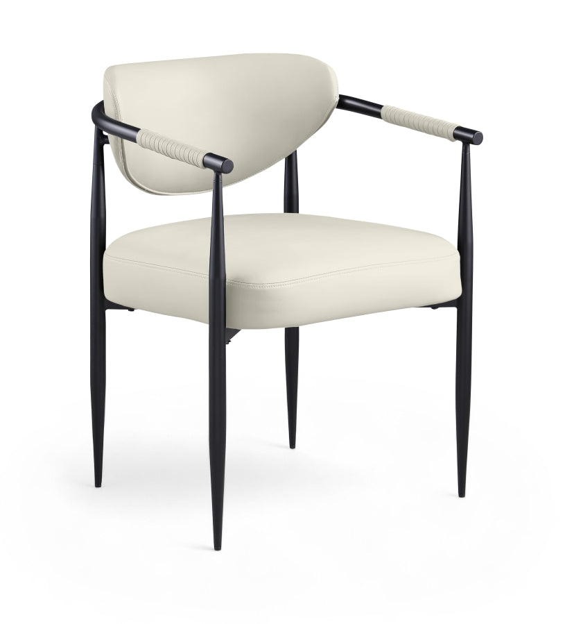 Virella Vegan Leather Upholstered Dining Chair