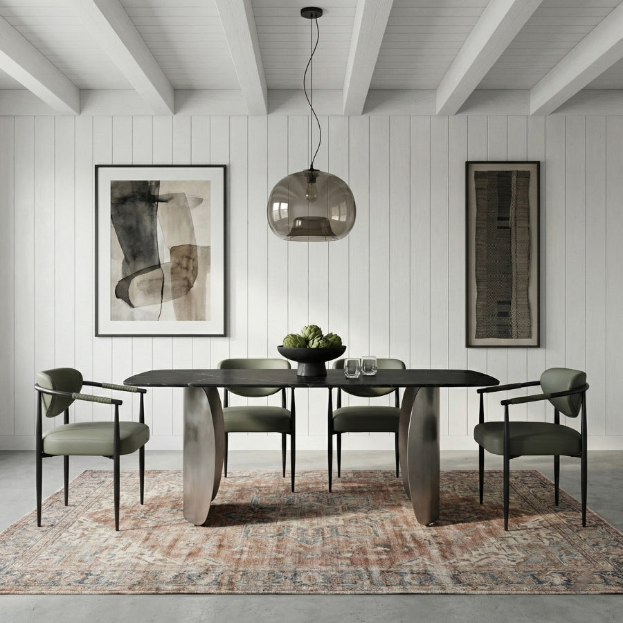 Virella Vegan Leather Upholstered Dining Chair