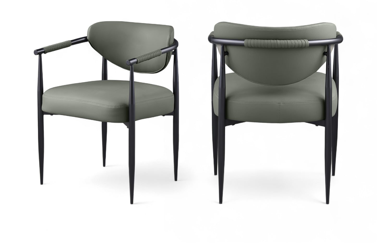 Virella Vegan Leather Upholstered Dining Chair