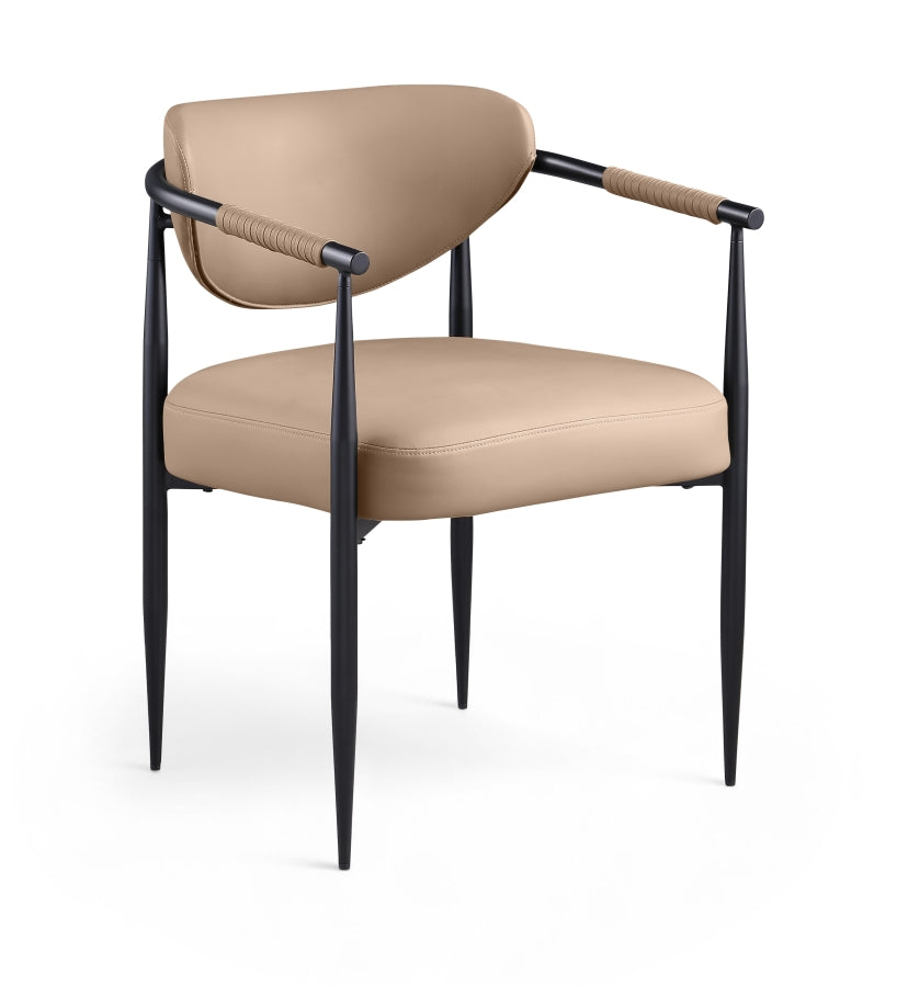 Virella Vegan Leather Upholstered Dining Chair