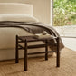 Santos Vegan Leather Upholstered Bench