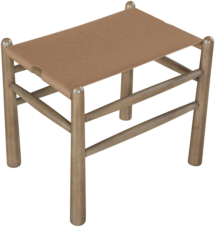 Santos Vegan Leather Upholstered Bench