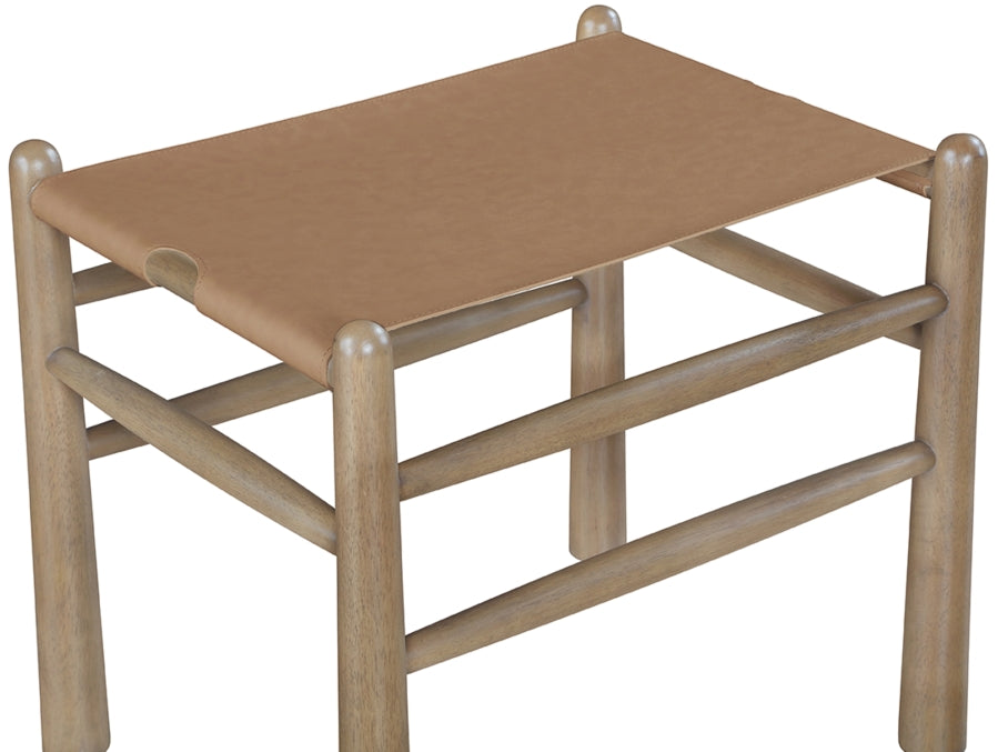 Santos Vegan Leather Upholstered Bench