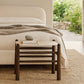 Santos Vegan Leather Upholstered Bench
