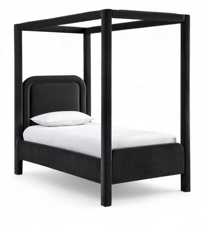 Cama tapizada en terciopelo Salina