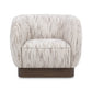 Cuddle Swivel Chair - Maze Oyster