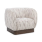 Cuddle Swivel Chair - Maze Oyster