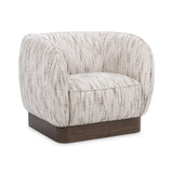 Cuddle Swivel Chair - Maze Oyster