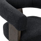 Julina Upholstered Accent Chair Charcoal