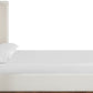 Solange Linen Textured Fabric Upholstered Bed