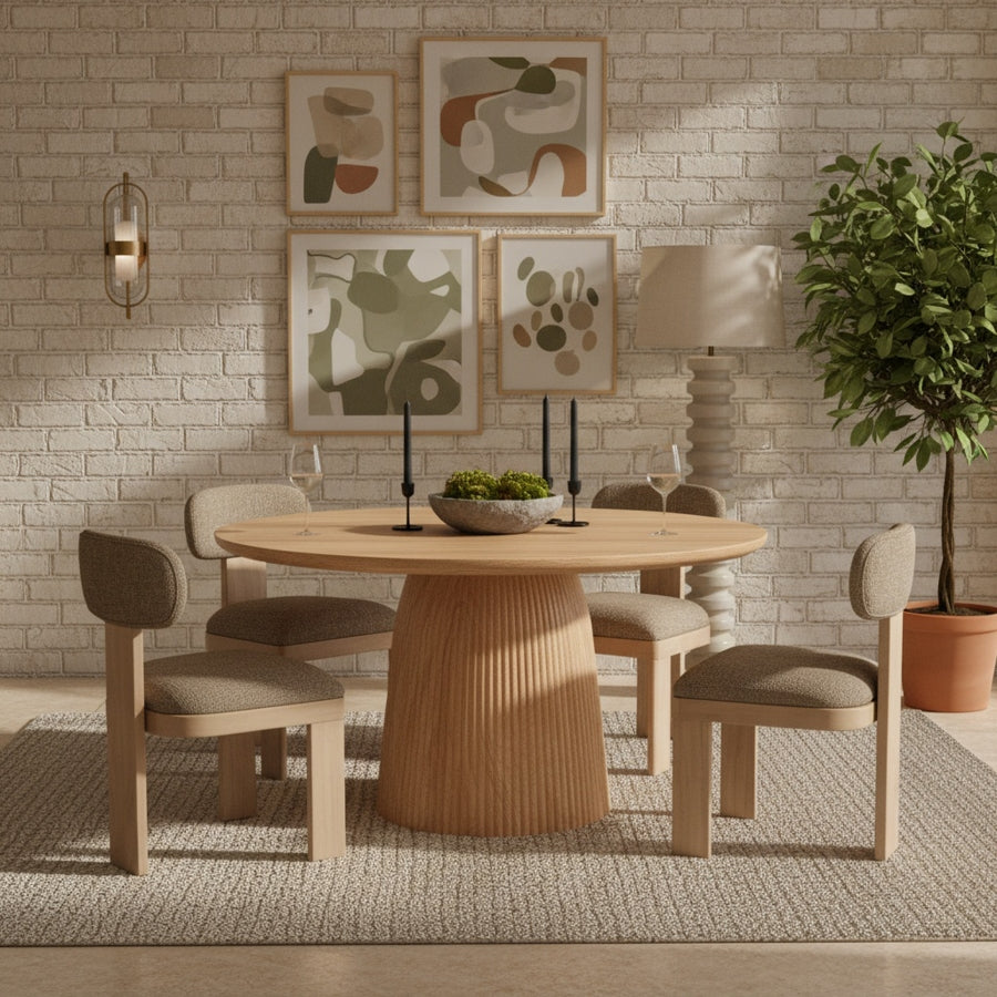Venosa 42" Concrete Indoor / Outdoor Dining Table