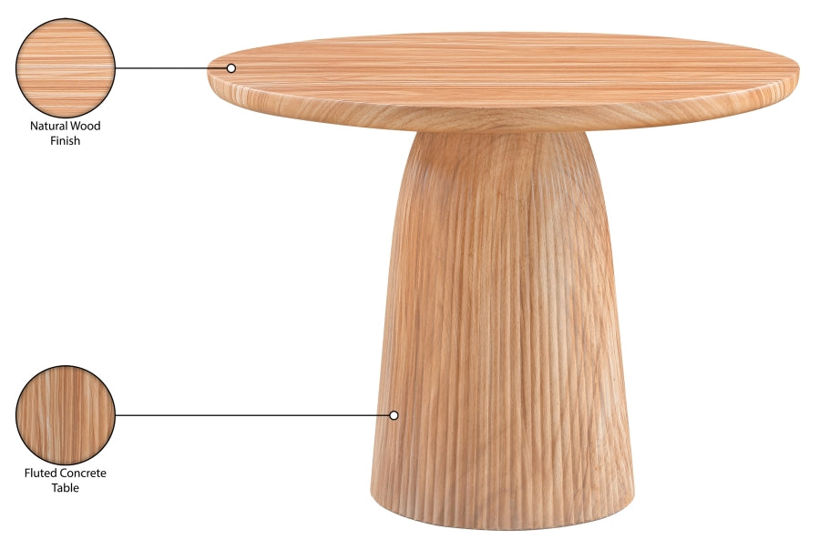 Venosa 42" Concrete Indoor / Outdoor Dining Table