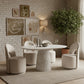 Venosa 42" Concrete Indoor / Outdoor Dining Table