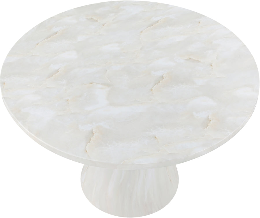 Aquino 43.5" Concrete Indoor/Outdoor Dining Table