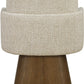 Marlowe Linen Textured Fabric Upholstered Dining Arm Chair