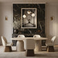 Marlowe Linen Textured Fabric Upholstered Dining Side Chair