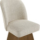 Marlowe Linen Textured Fabric Upholstered Dining Side Chair