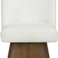 Marlowe Linen Textured Fabric Upholstered Dining Side Chair