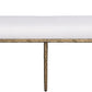 Axis Linen Textured Fabric Upholstered Bench