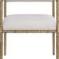 Axis Linen Textured Fabric Upholstered Dining Chair
