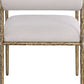 Axis Linen Textured Fabric Upholstered Dining Chair