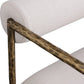 Axis Linen Textured Fabric Upholstered Dining Chair