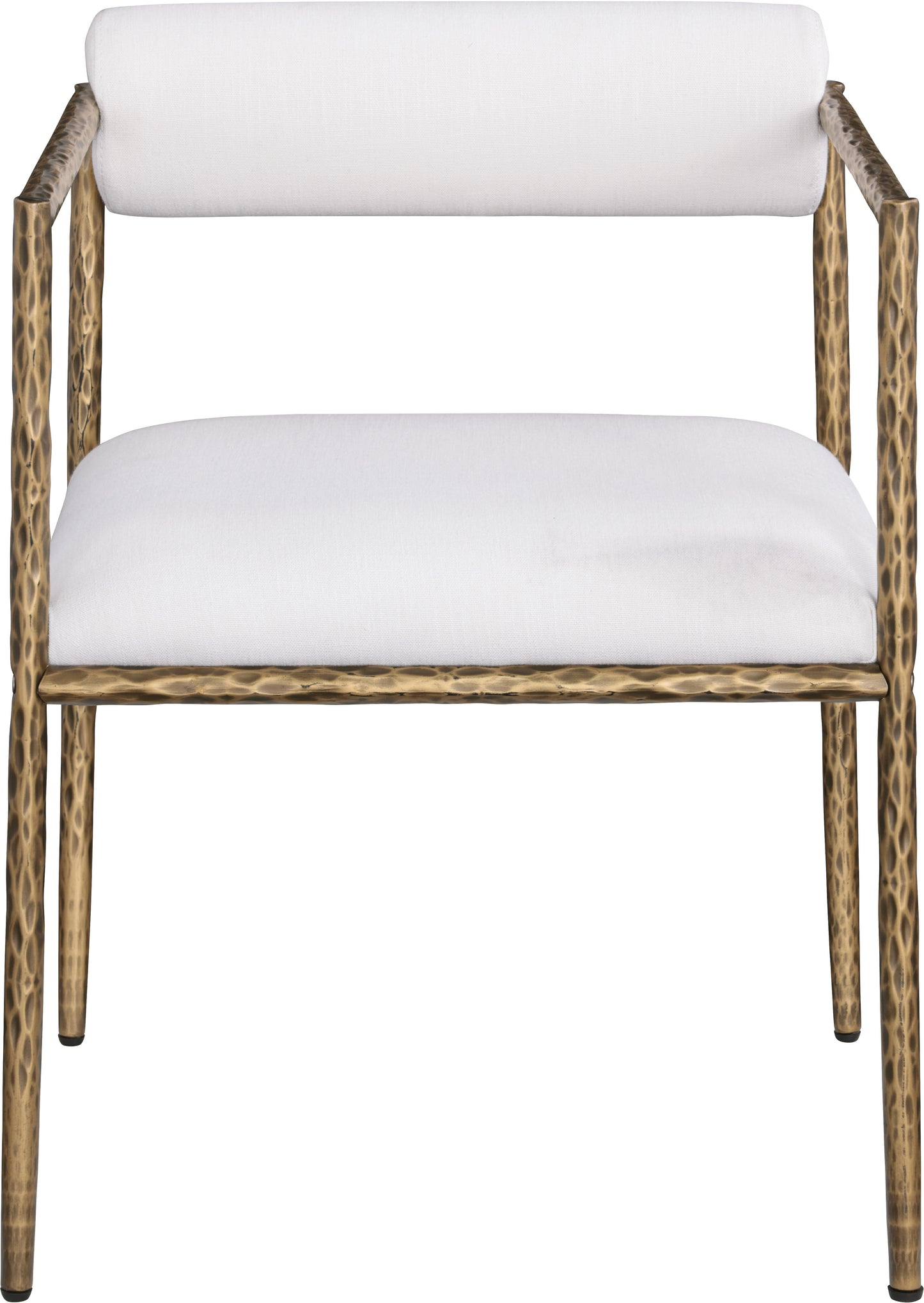 Axis Linen Textured Fabric Upholstered Dining Chair
