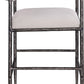 Axis Linen Textured Fabric Upholstered Counter Stool