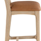 Atrium Cane Back And Vegan Leather Upholstered Seat Bar Stool