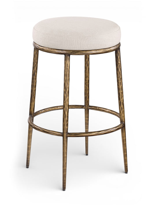 Ferro Performance Fabric Upholstered Bar Stool