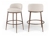 Ferro Performance Fabric Upholstered Bar Stool