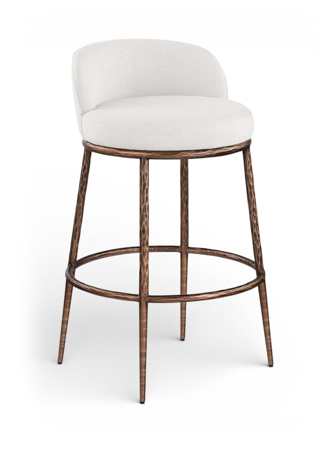 Ferro Performance Fabric Upholstered Bar Stool