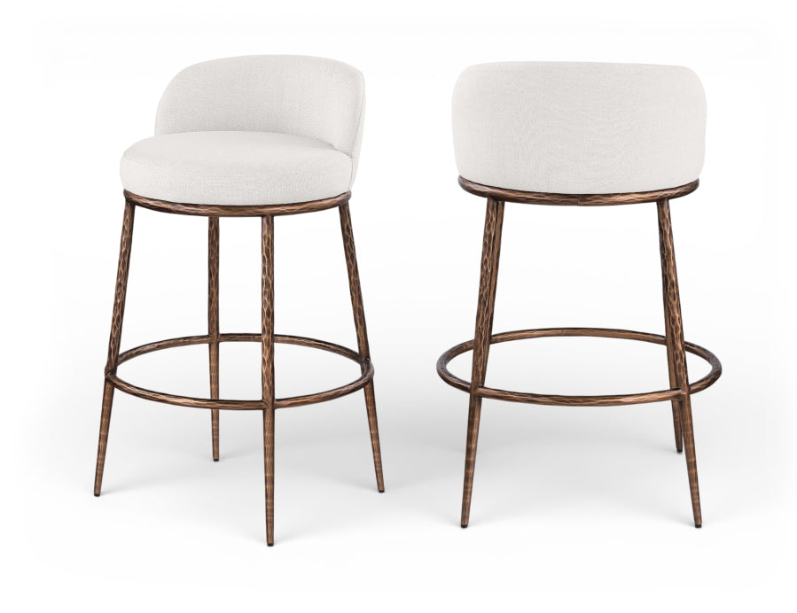 Ferro Performance Fabric Upholstered Bar Stool
