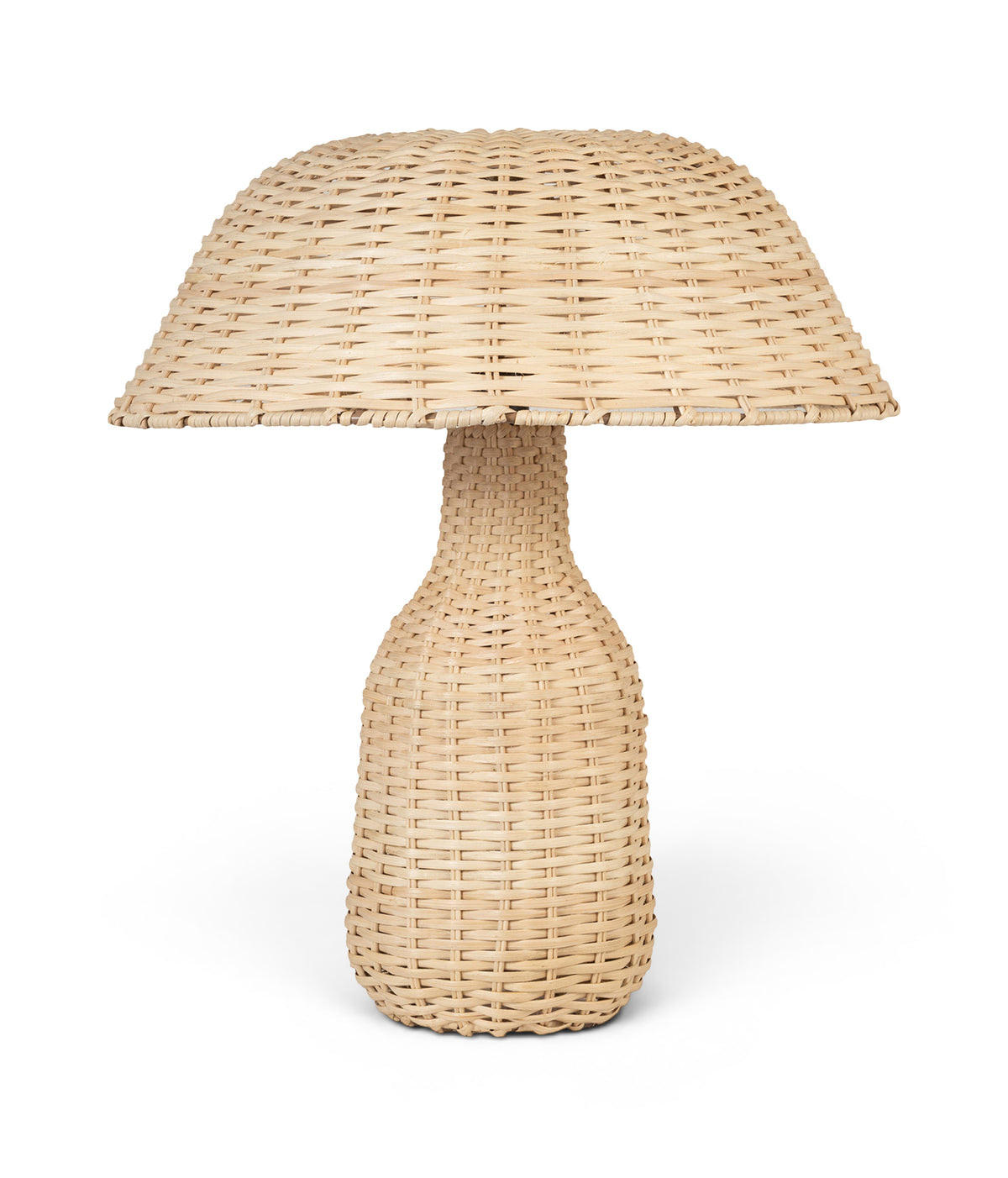 Havana Metal And Rattan Table Lamp