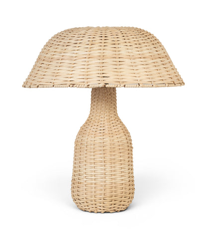 Havana Metal And Rattan Table Lamp