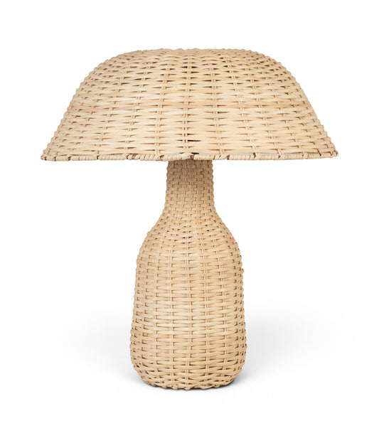 Havana Metal And Rattan Table Lamp