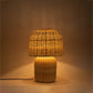 Harvest Metal And Rattan Table Lamp