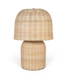 Harvest Metal And Rattan Table Lamp