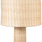 Harvest Metal And Rattan Floor Lamp