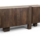 Pietra Travertine And Mango Wood Sideboard / Buffet