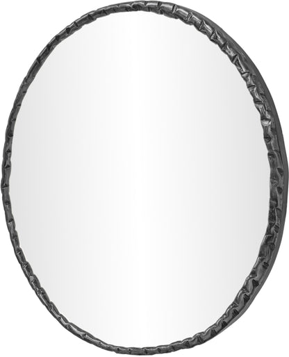 Hammer 36" W x 36" H Iron Frame Mirror