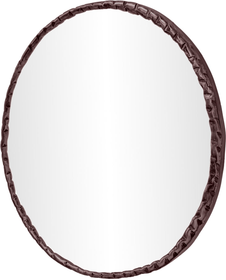 Hammer 36" W x 36" H Iron Frame Mirror