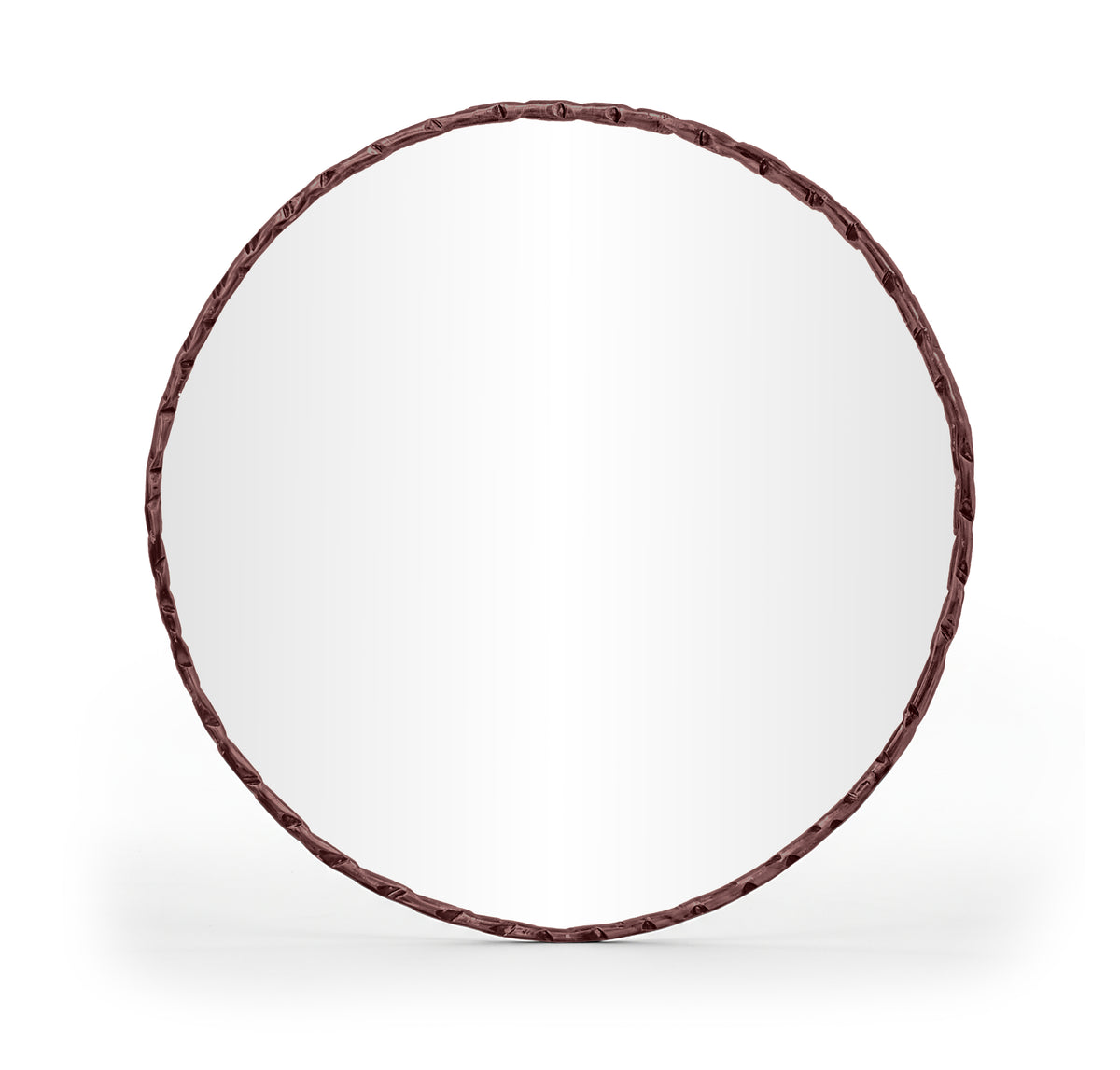 Hammer 36" W x 36" H Iron Frame Mirror