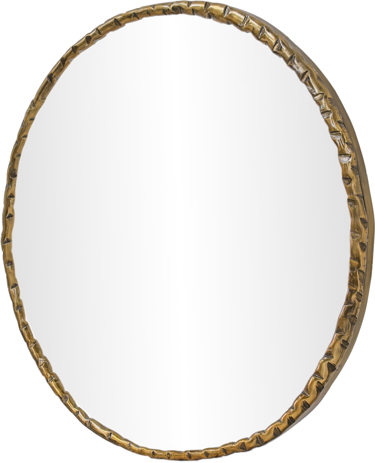 Hammer 36" W x 36" H Iron Frame Mirror