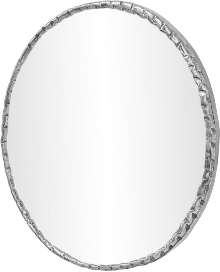 Hammer 36" W x 36" H Iron Frame Mirror