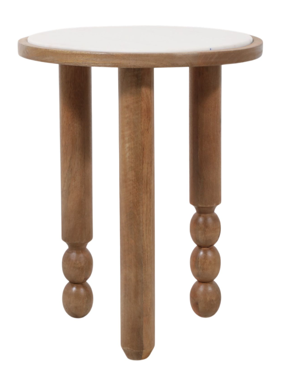 BELLWORTH WHITE TABLE 23 (IN)