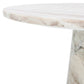Valentia Tall Round Marble Accent Table