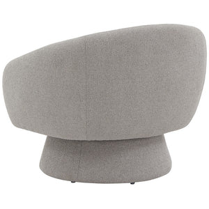 Petryna Boucle Swivel Accent Chair