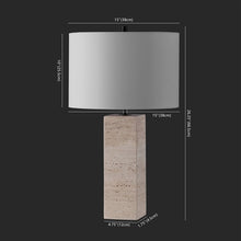 Cargar imagen en el visor de la galería, Katebryn Travertine Table Lamp
